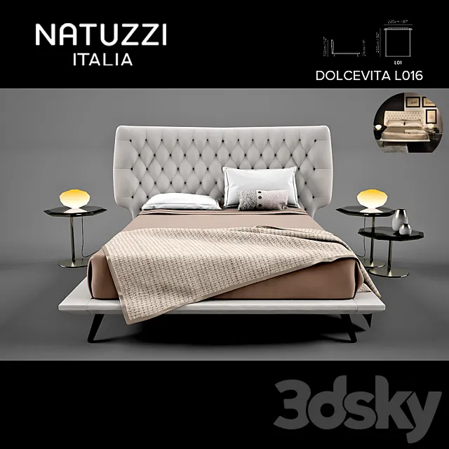 Furniture – Bed 3D Models – 0542