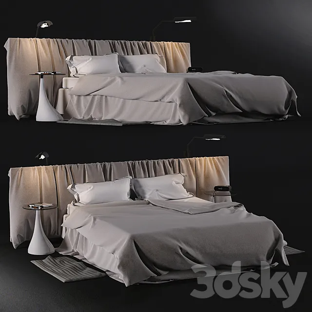 Furniture – Bed 3D Models – 0545