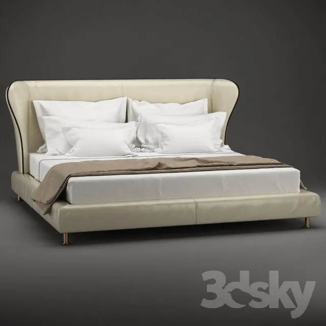 Giorgetti Rea Bed 3DS Max - thumbnail 3