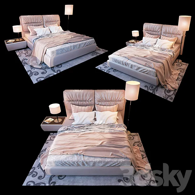 Furniture – Bed 3D Models – 0548