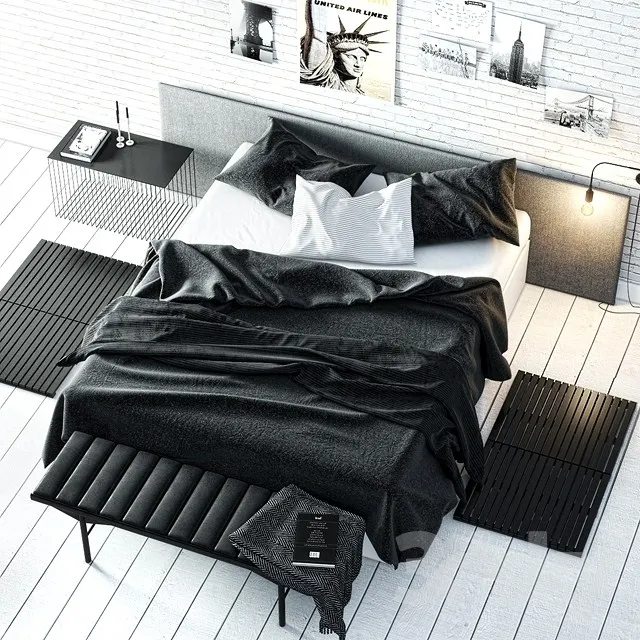 Furniture – Bed 3D Models – 0553