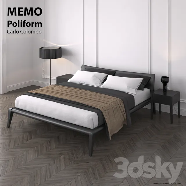 Furniture – Bed 3D Models – 0566