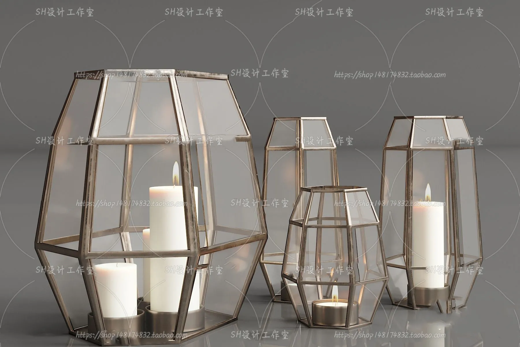 Decorative Sets – 3D Models – 0042