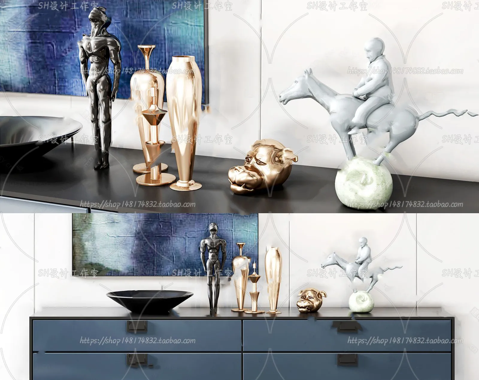 Decorative Sets – 3D Models – 0044