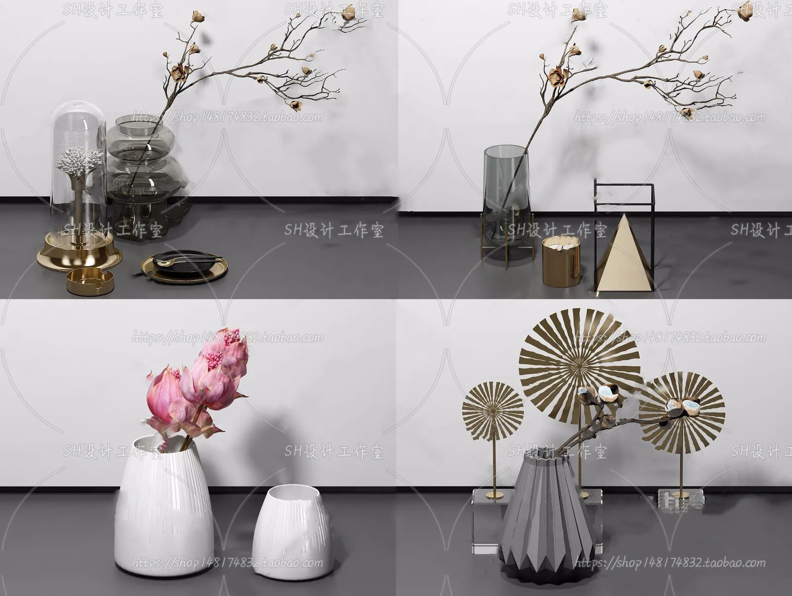 Decorative Sets – 3D Models – 0100