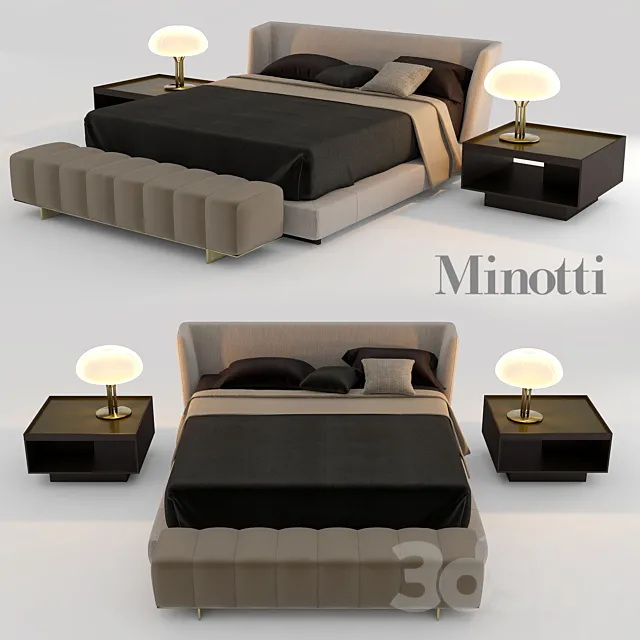 Furniture – Bed 3D Models – 0581