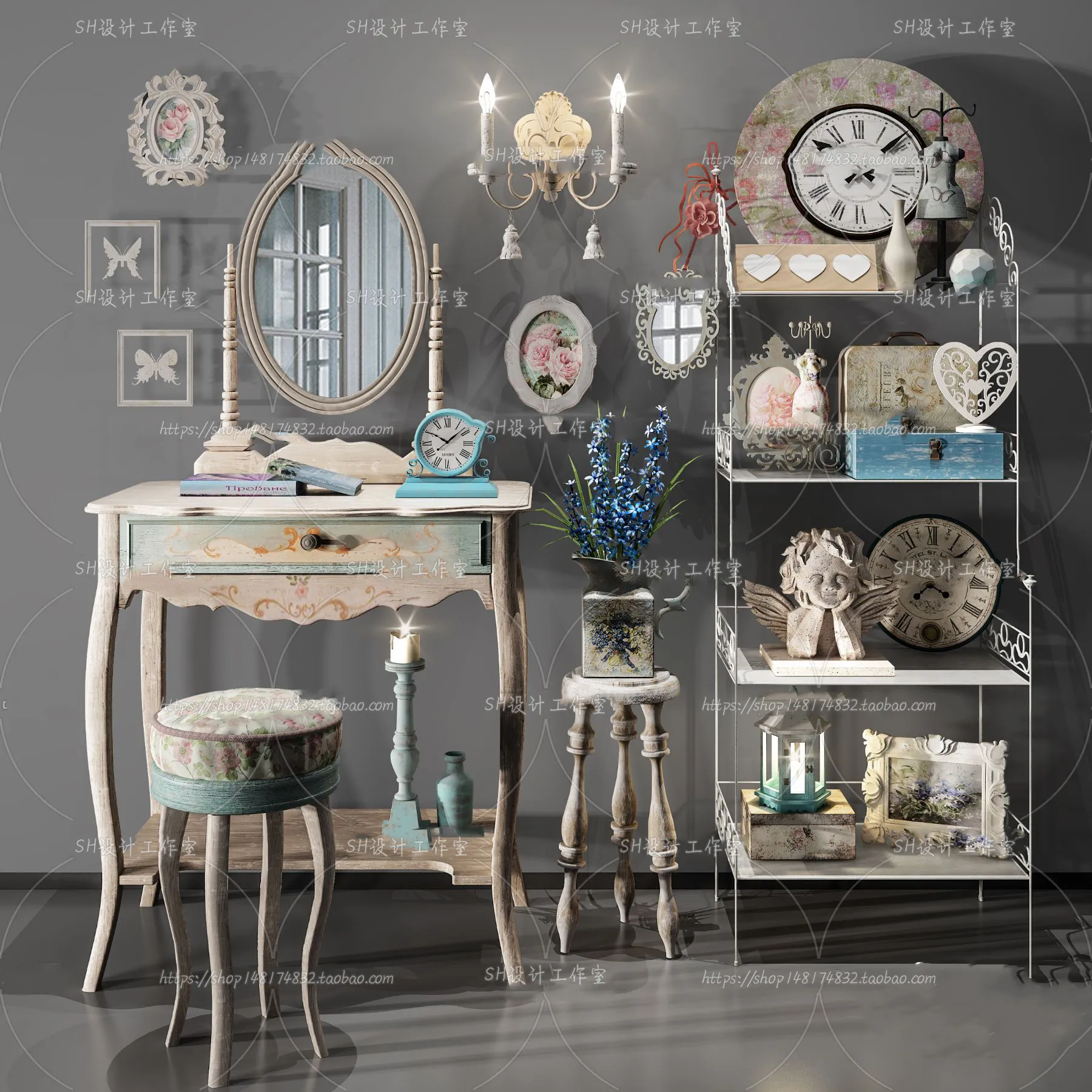 Decorative Sets – 3D Models – 0150