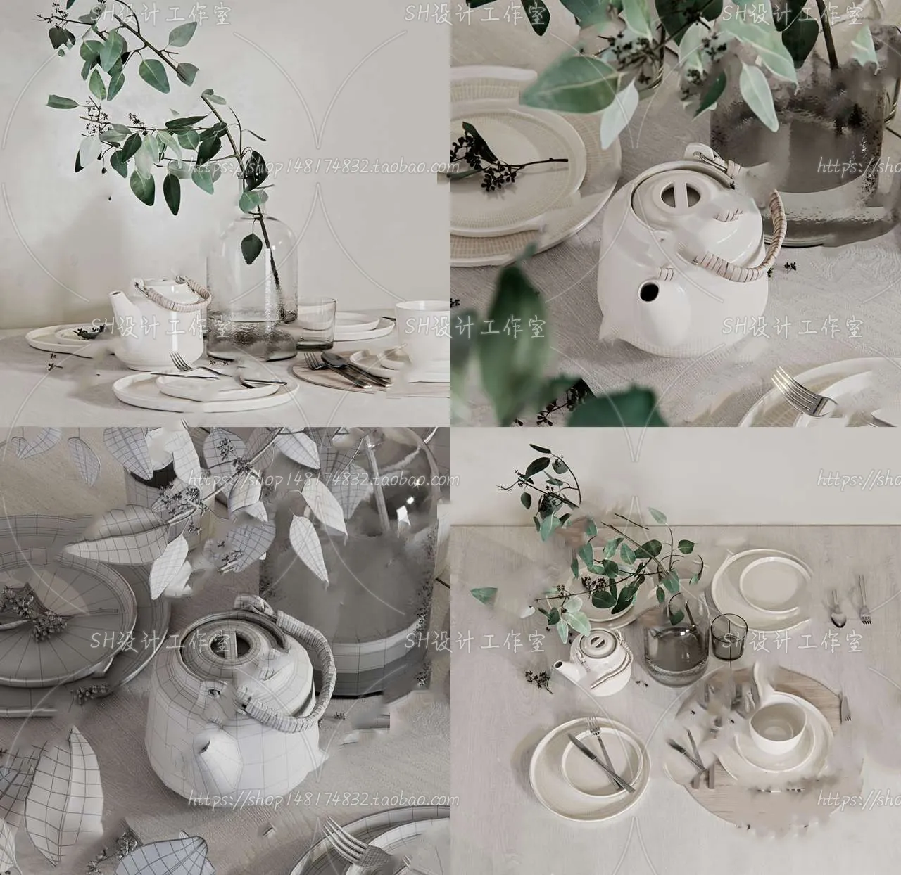 Decorative Sets – 3D Models – 0153