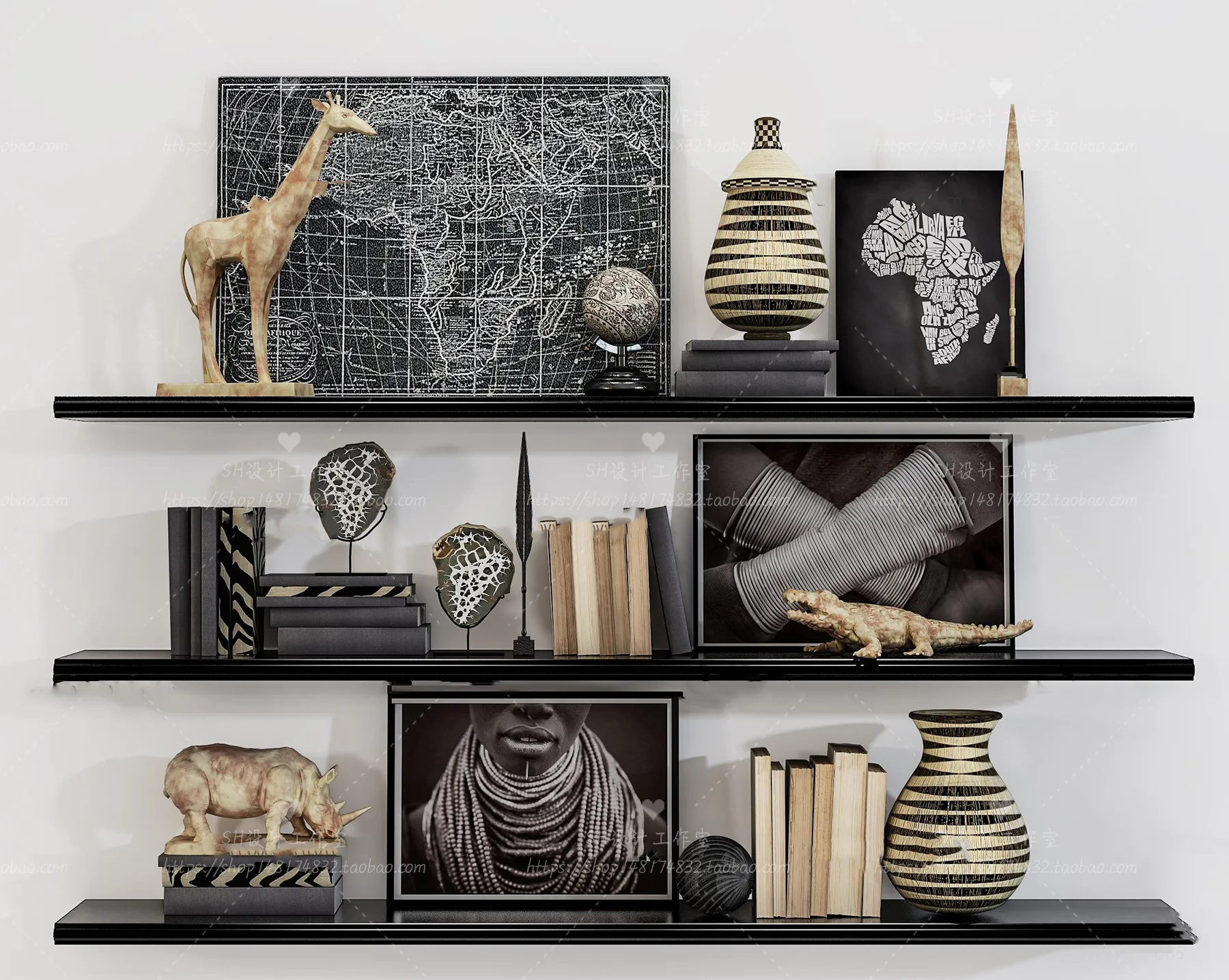 Decorative Sets – 3D Models – 0157