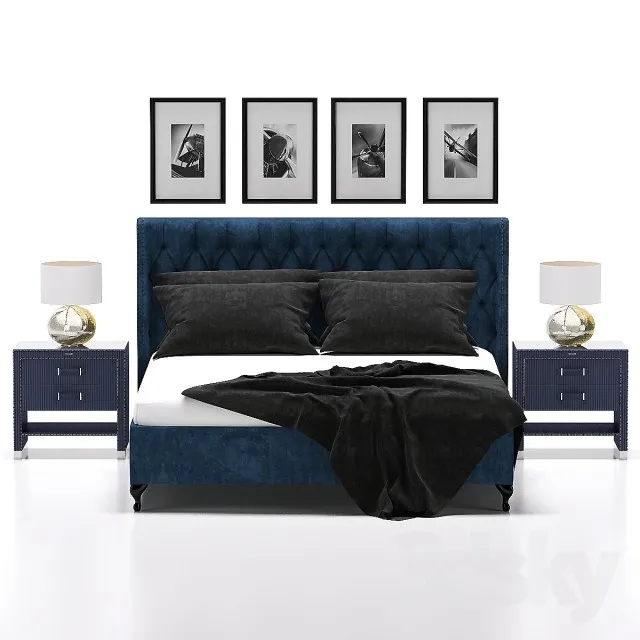 Furniture – Bed 3D Models – 0595