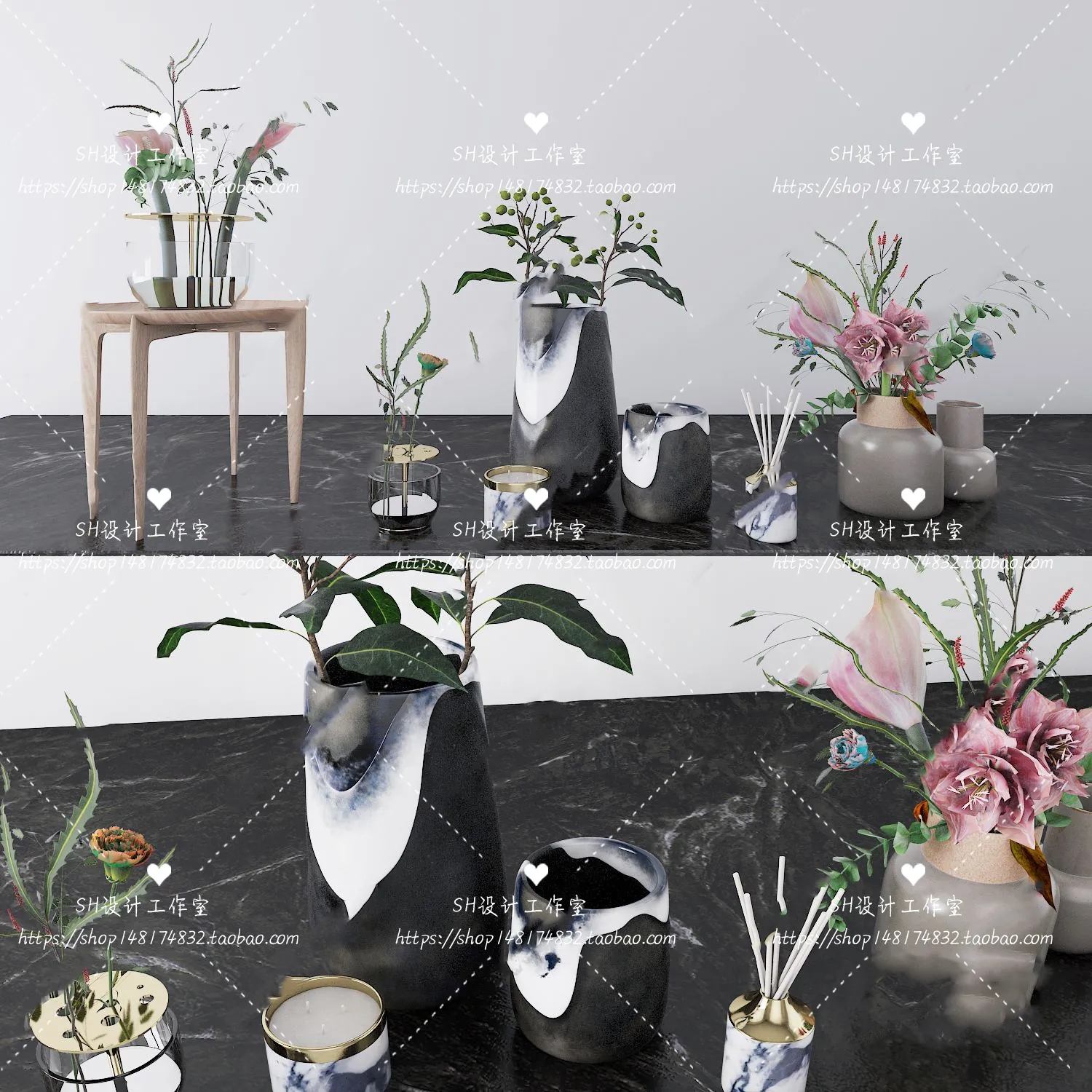 Decor – Vase 3D Models – 0053
