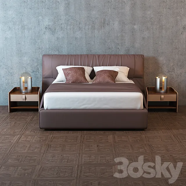 Furniture – Bed 3D Models – 0612