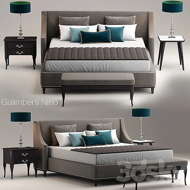Furniture – Bed 3D Models – 0619
