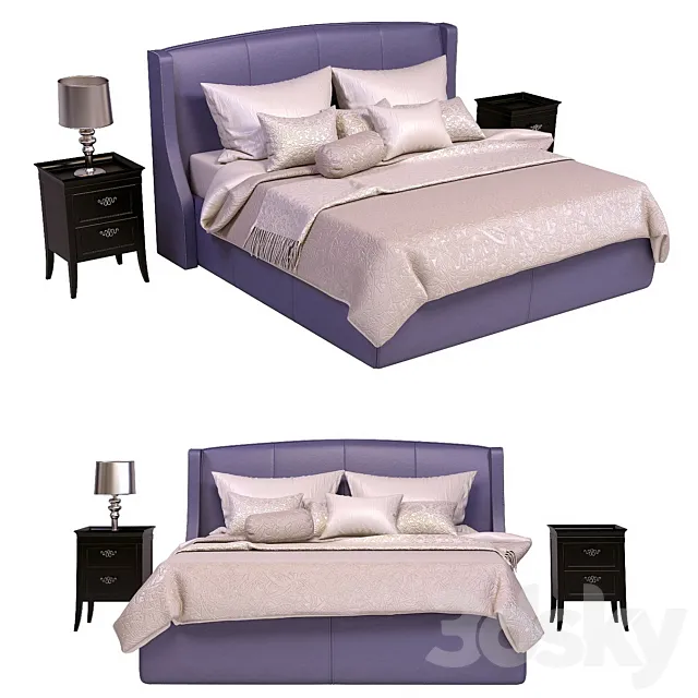 Bed Venice from Estetica 3DS Max - thumbnail 3