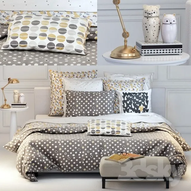 Bed Orizzonti Lipari 3DS Max - thumbnail 3