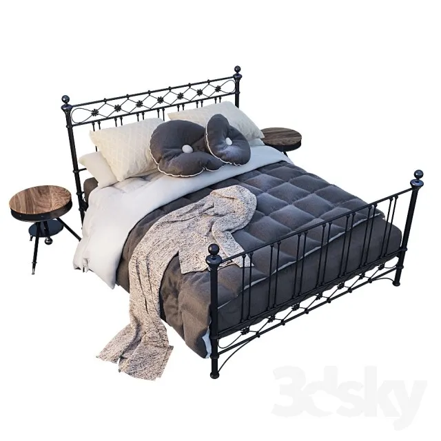 Furniture – Bed 3D Models – 0624