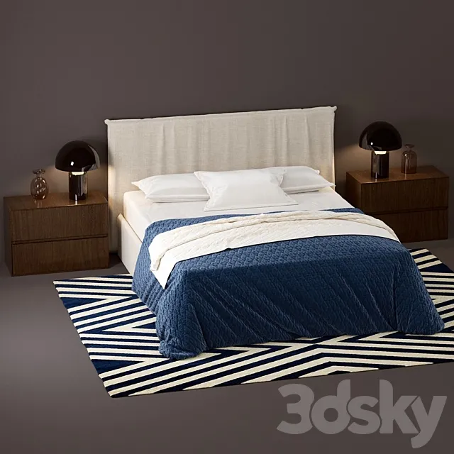 Furniture – Bed 3D Models – 0627
