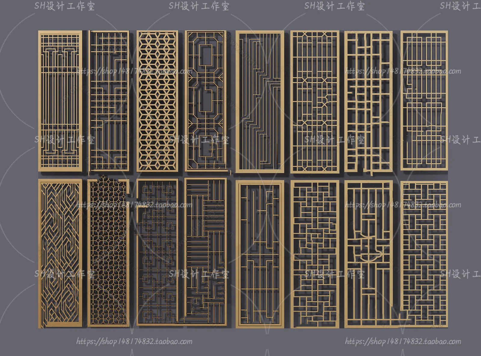 Screen Partition 3D Models – 0087