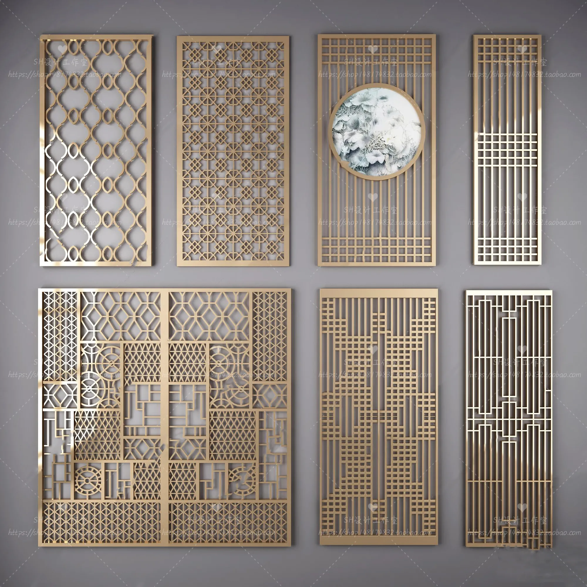 Screen Partition 3D Models – 0112