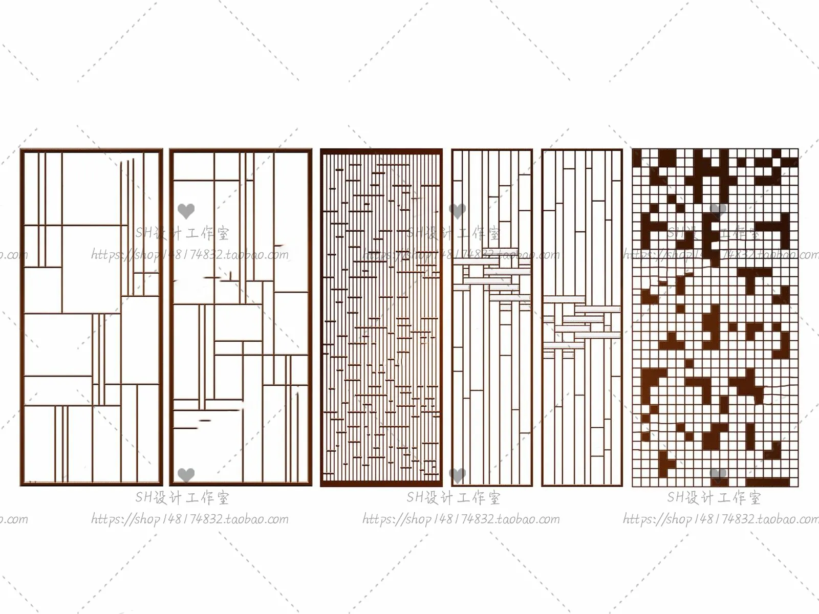 Screen Partition 3D Models – 0131