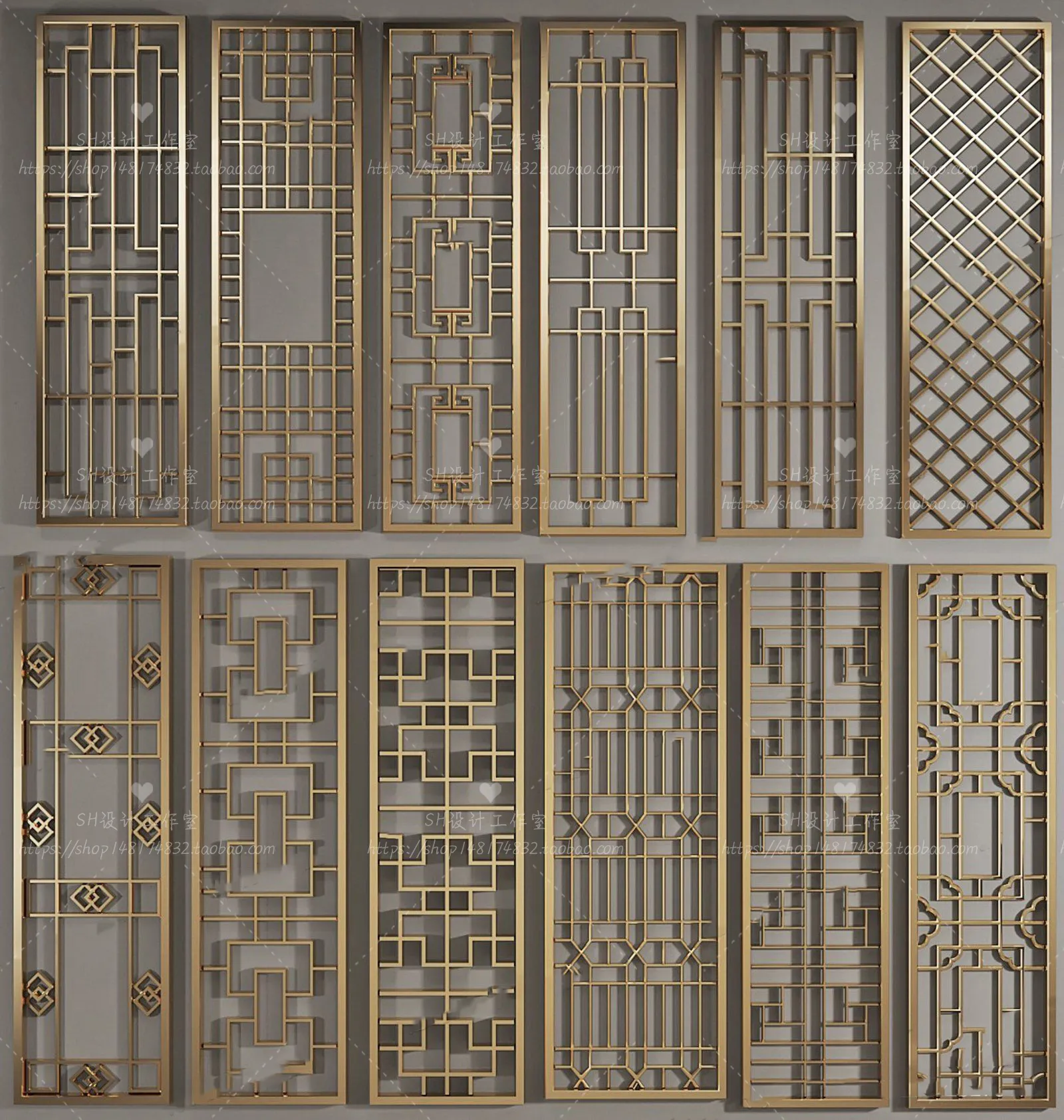 Screen Partition 3D Models – 0159