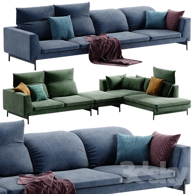 Furniture – Sofa 3D Models – 0167