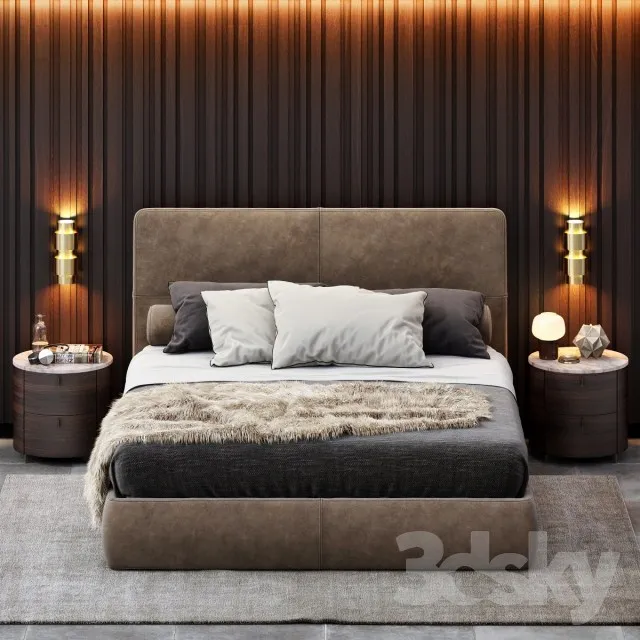 Furniture – Bed 3D Models – 0664