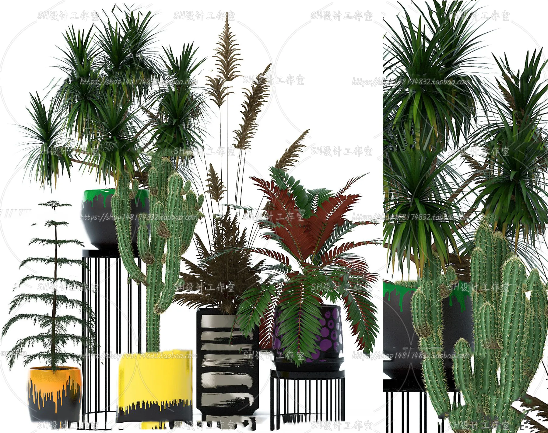 Plants and Flowers – 3Ds Models – 0016