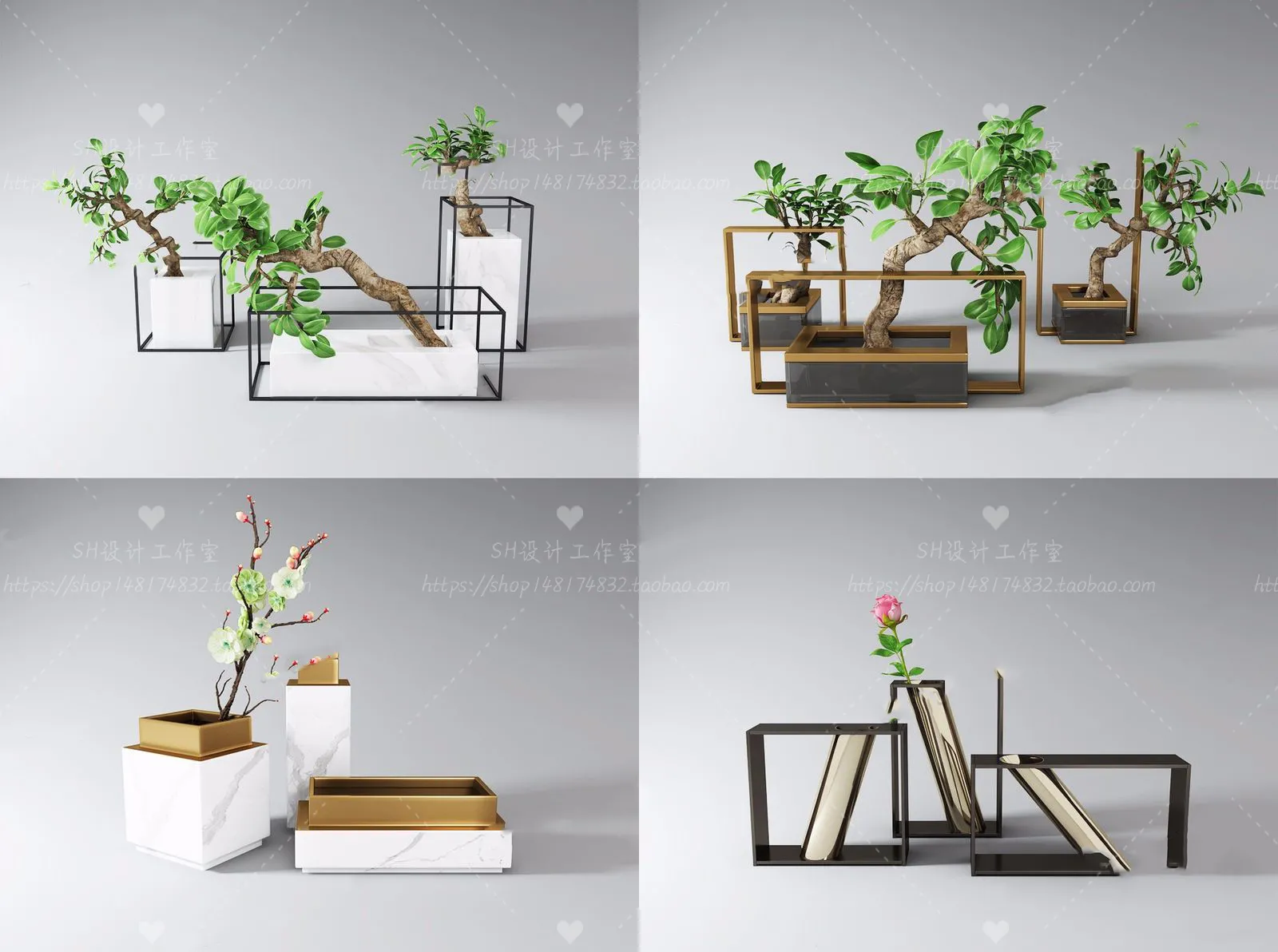 Plants and Flowers – 3Ds Models – 0256
