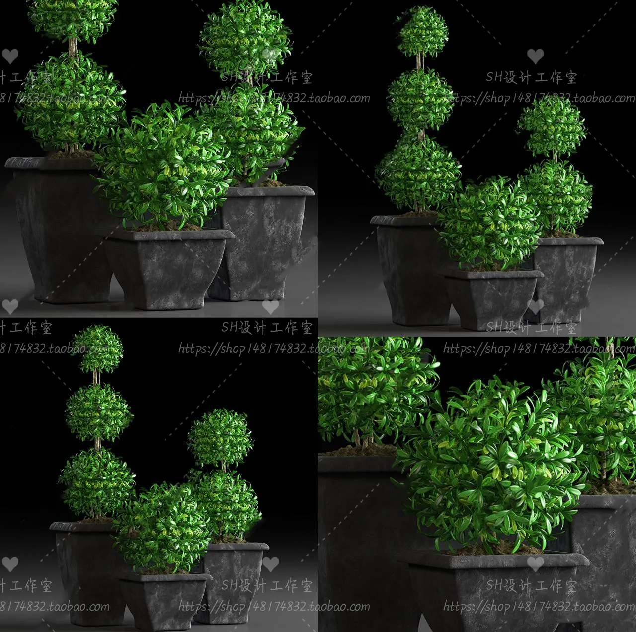 Plants and Flowers – 3Ds Models – 0268