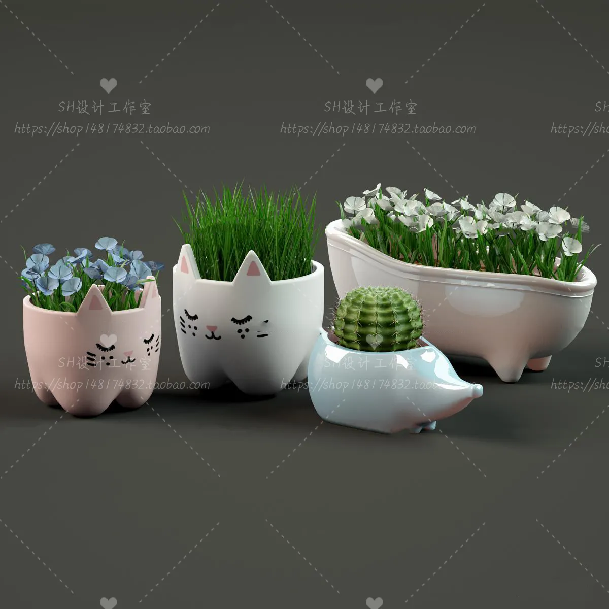 Plants and Flowers – 3Ds Models – 0295
