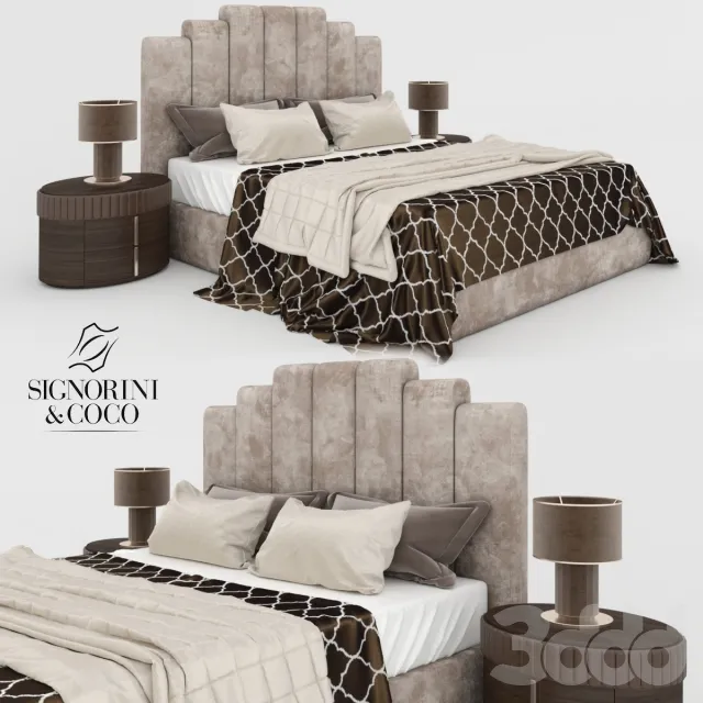 Furniture – Bed 3D Models – 0706