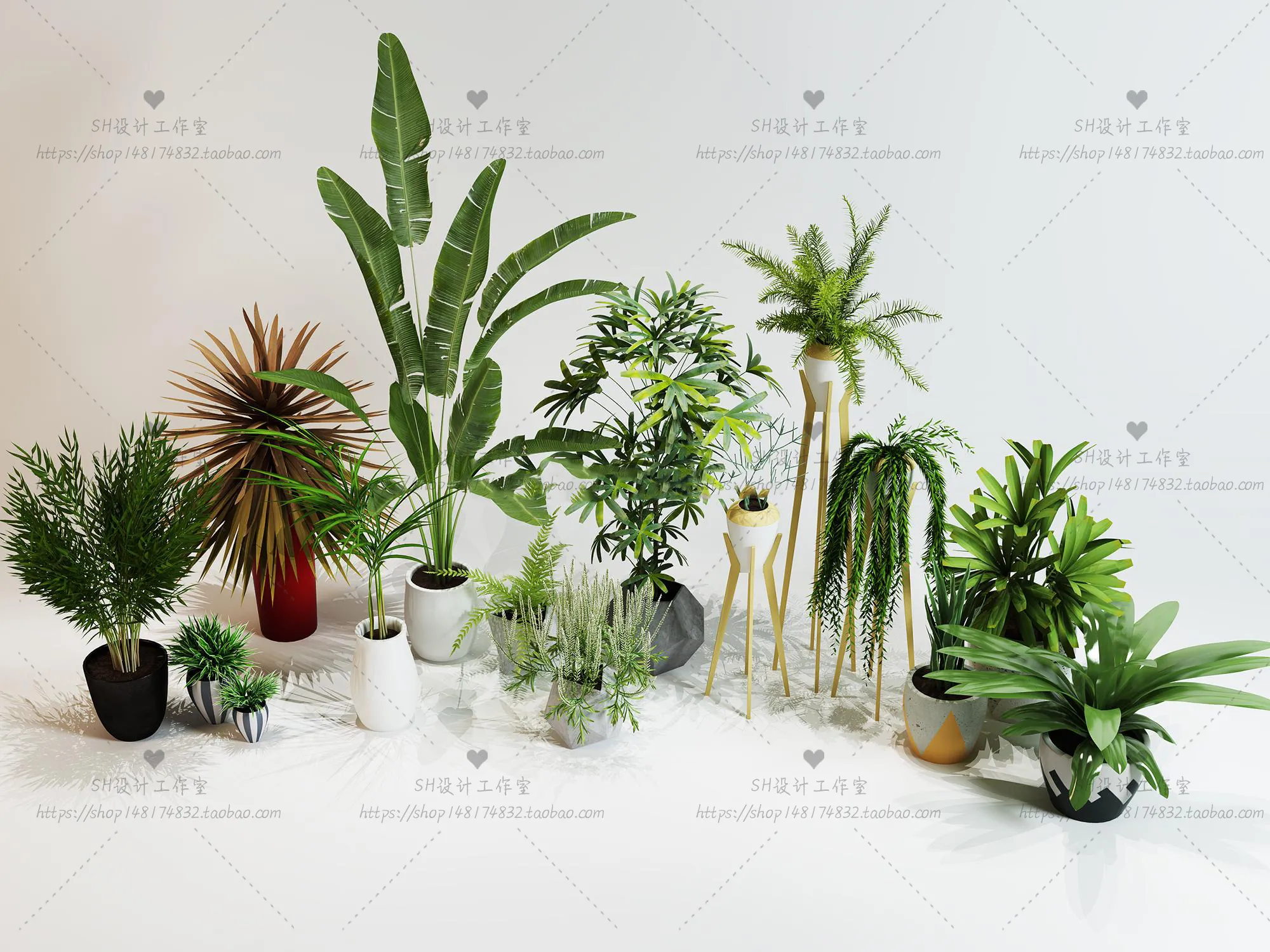 Plants and Flowers – 3Ds Models – 0378