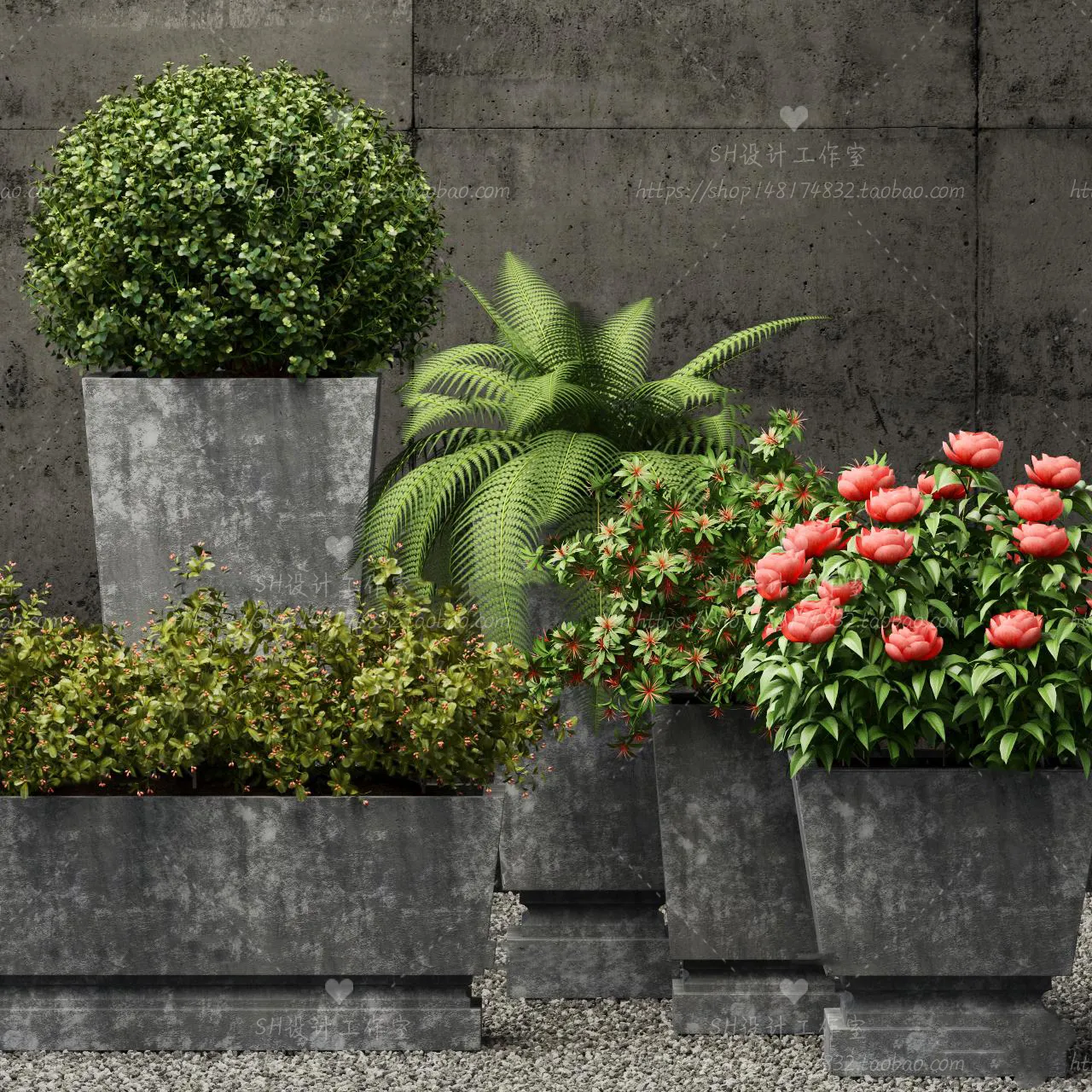 Plants and Flowers – 3Ds Models – 0382