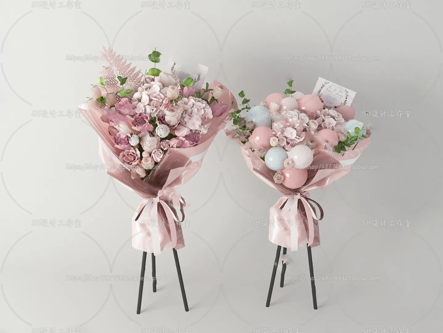 Balloon Floral – 3D Models – 0024