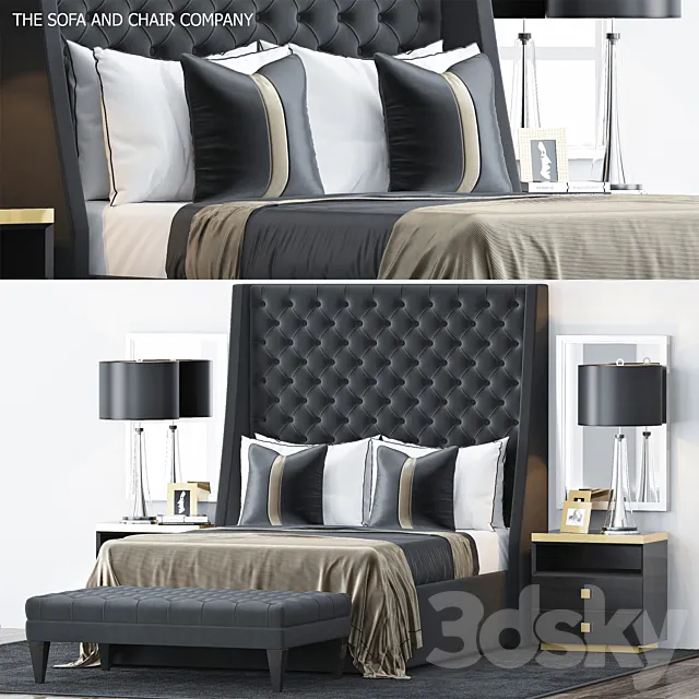 Furniture – Bed 3D Models – 0739