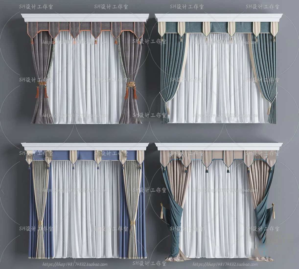 Curtains – 3Ds Models – 0001