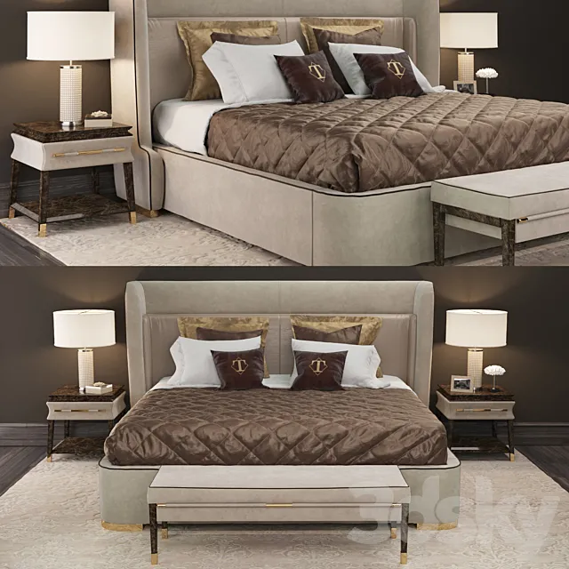 Furniture – Bed 3D Models – 0744