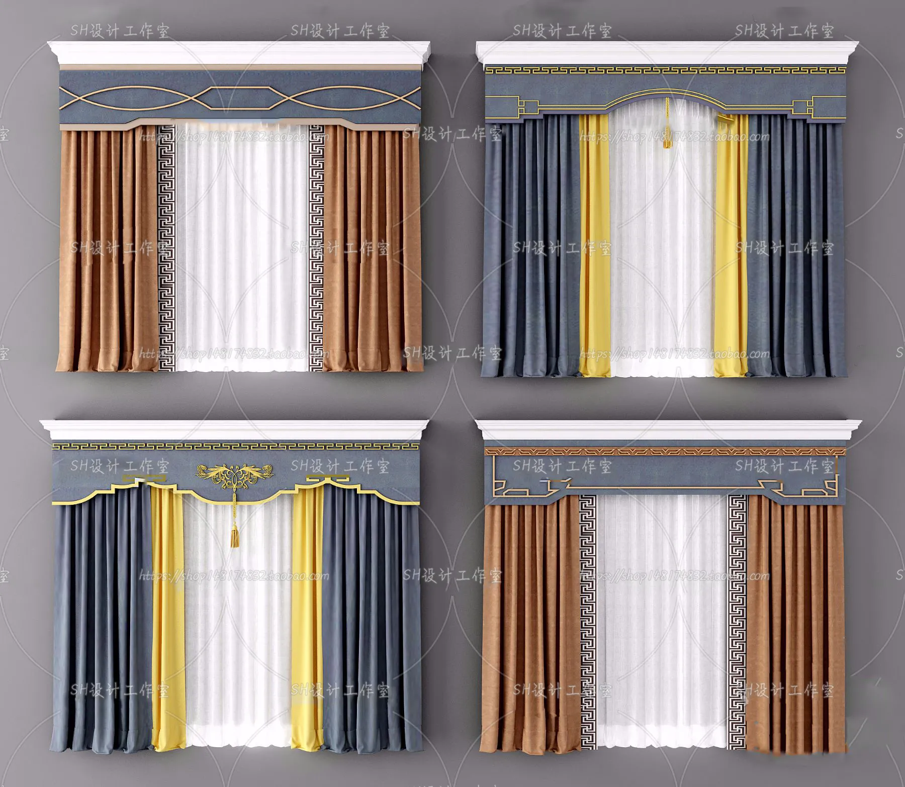 Curtains – 3Ds Models – 0002
