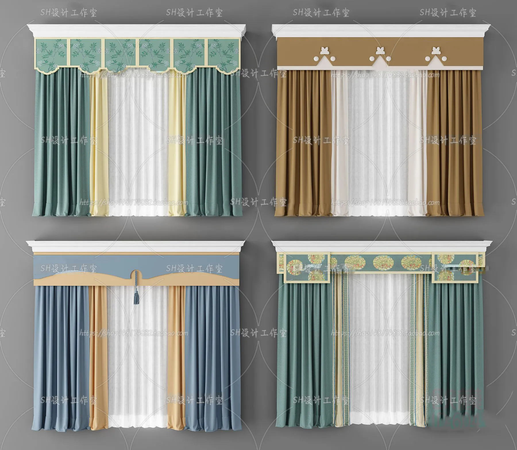 Curtains – 3Ds Models – 0003