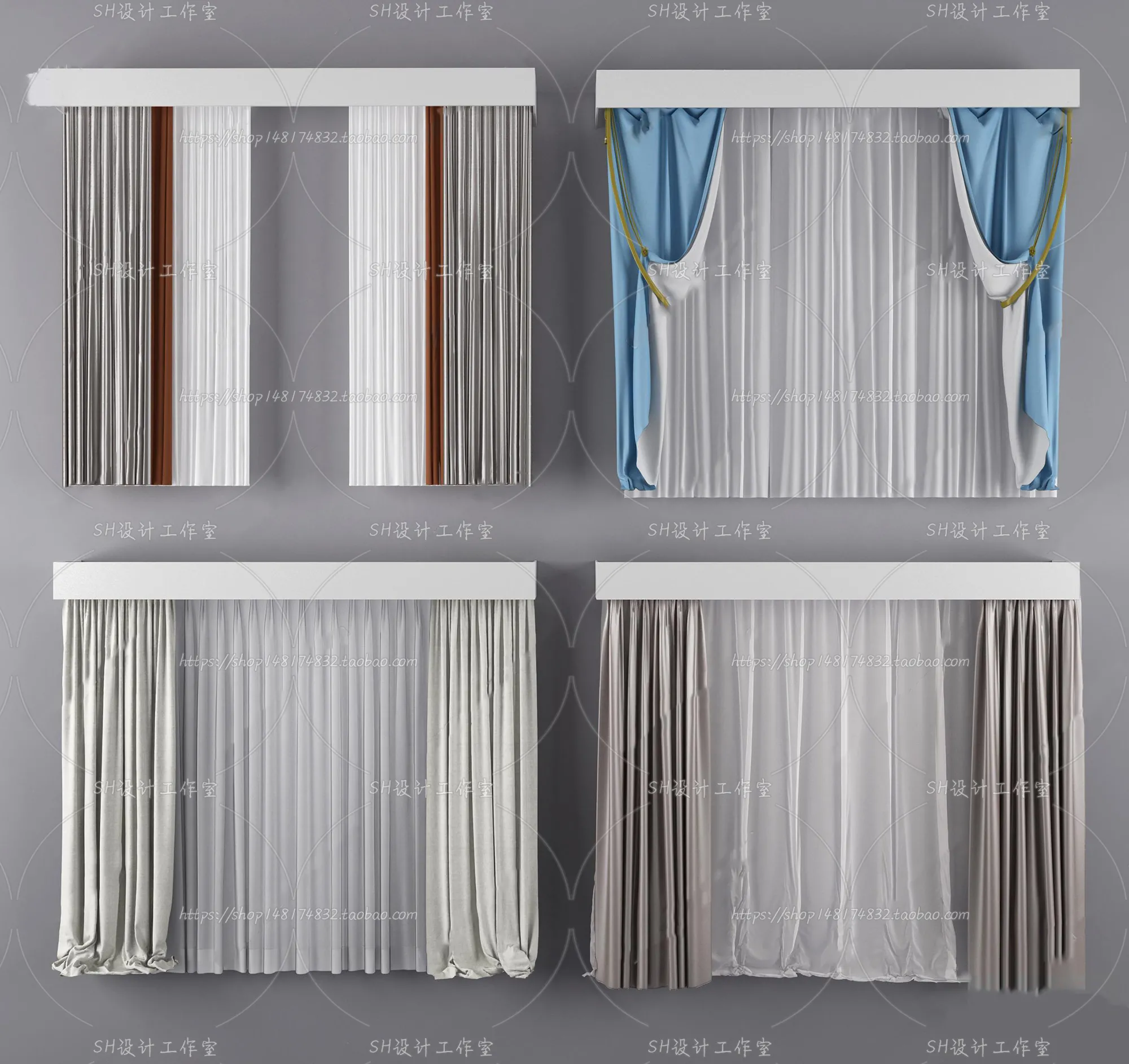 Curtains – 3Ds Models – 0005