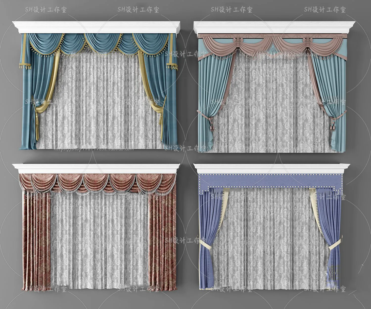 Curtains – 3Ds Models – 0007