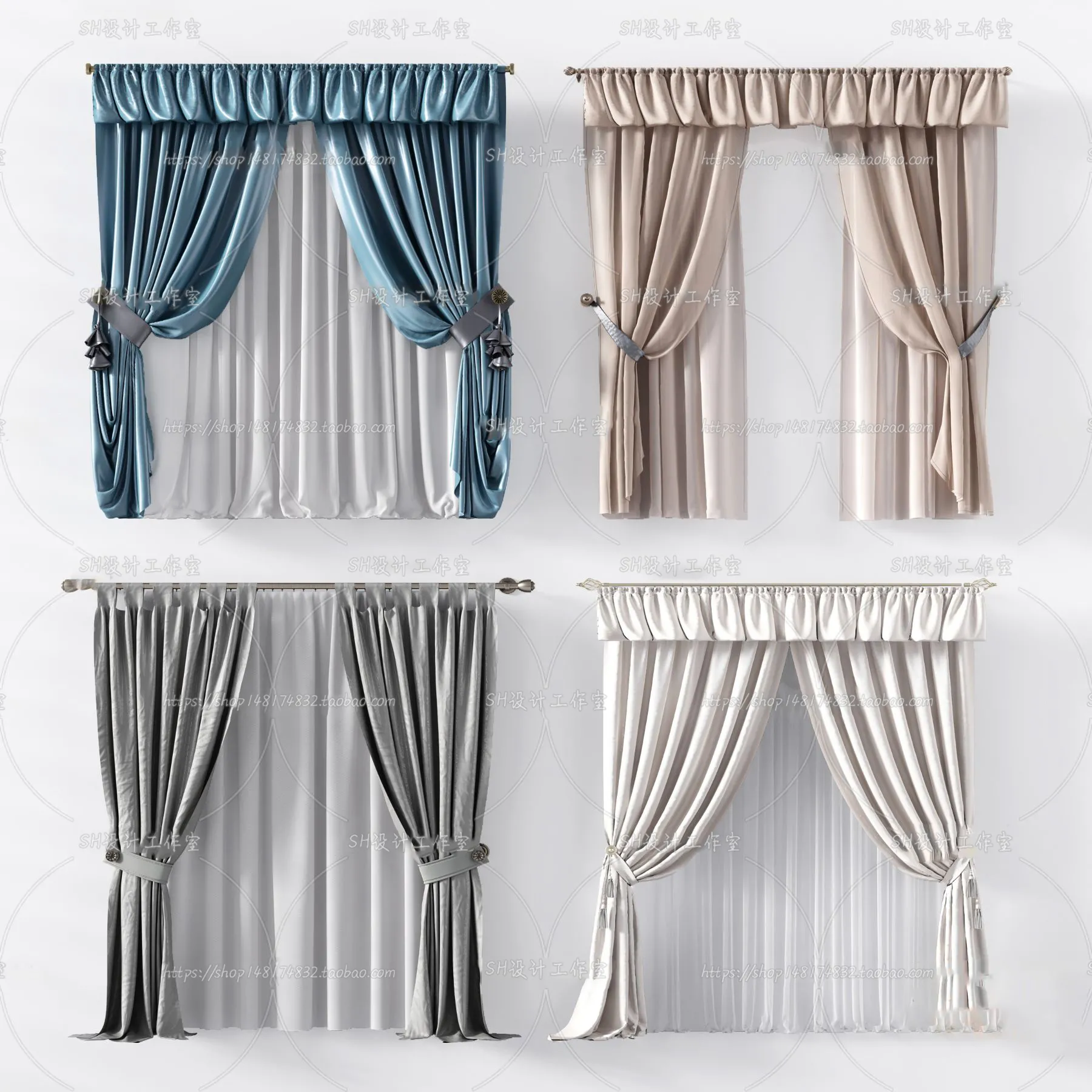Curtains – 3Ds Models – 0009
