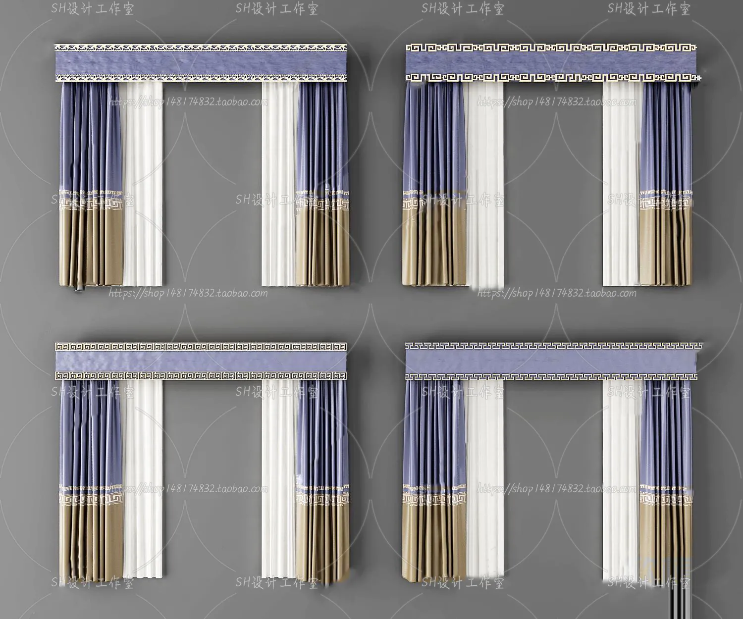 Curtains – 3Ds Models – 0012