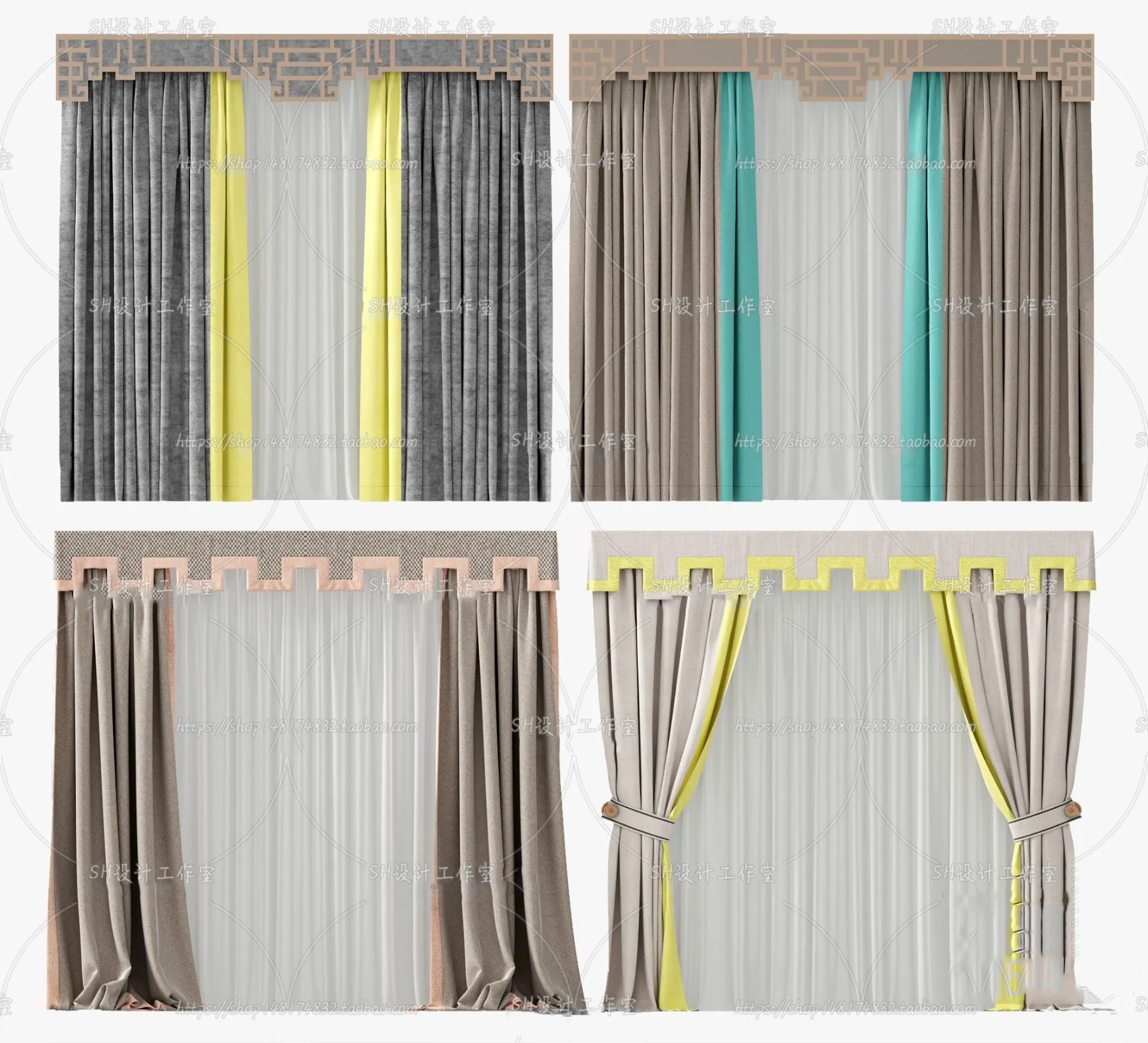 Curtains – 3Ds Models – 0014