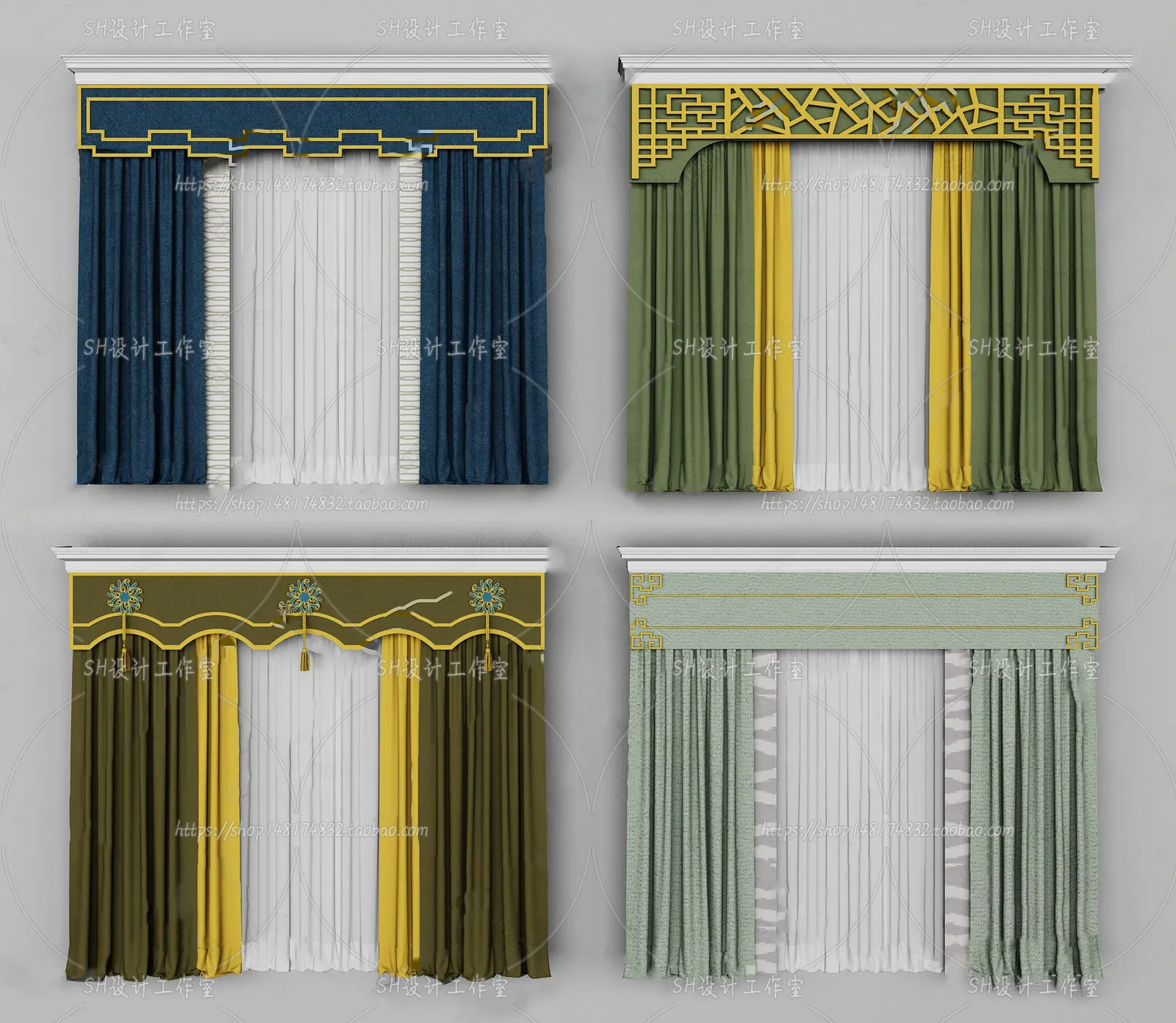 Curtains – 3Ds Models – 0016