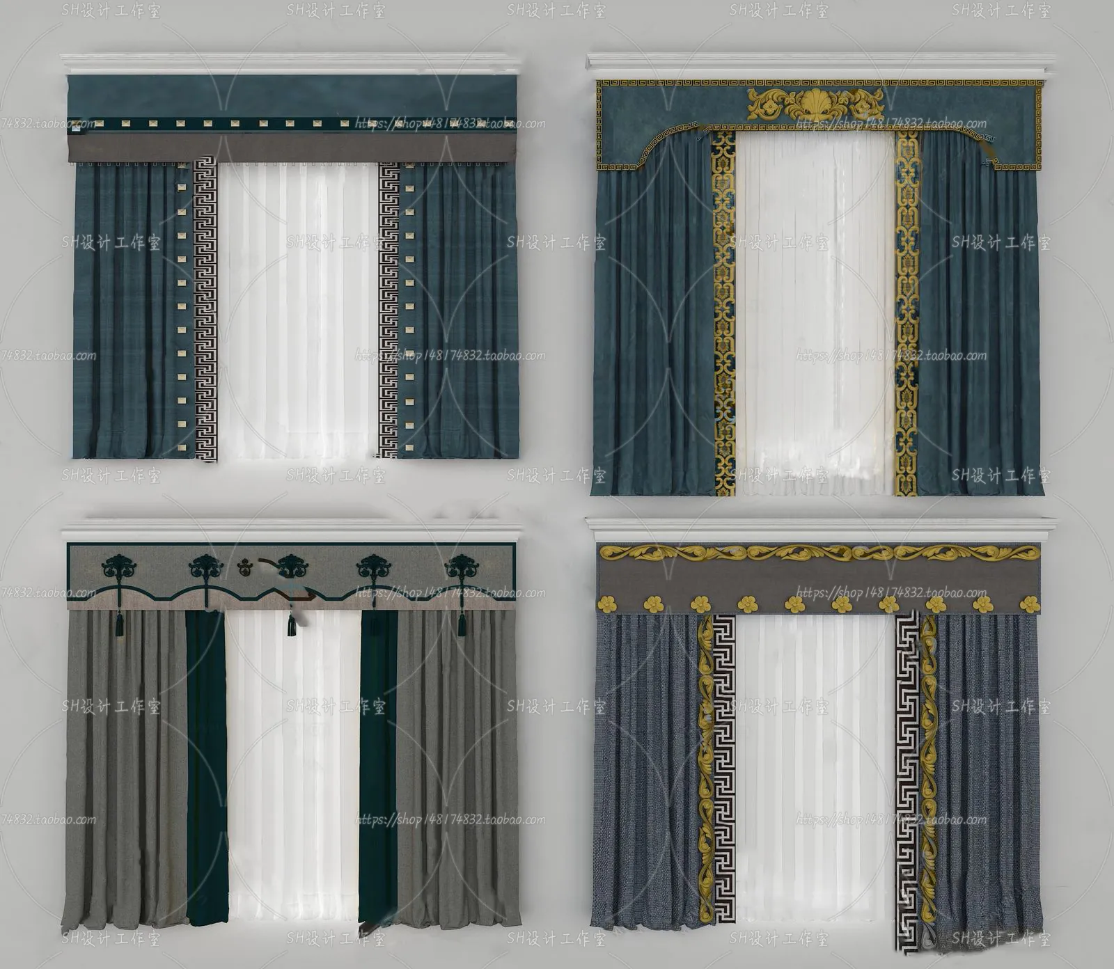 Curtains – 3Ds Models – 0017