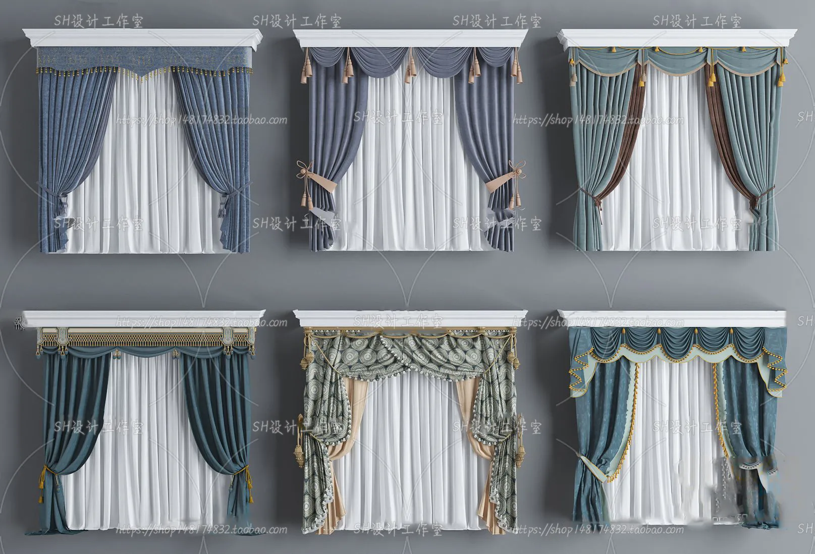 Curtains – 3Ds Models – 0022