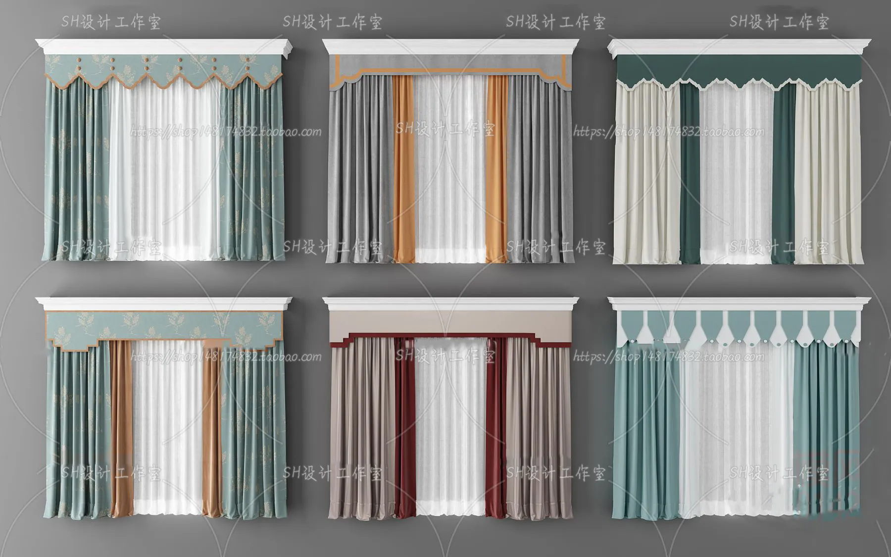 Curtains – 3Ds Models – 0024