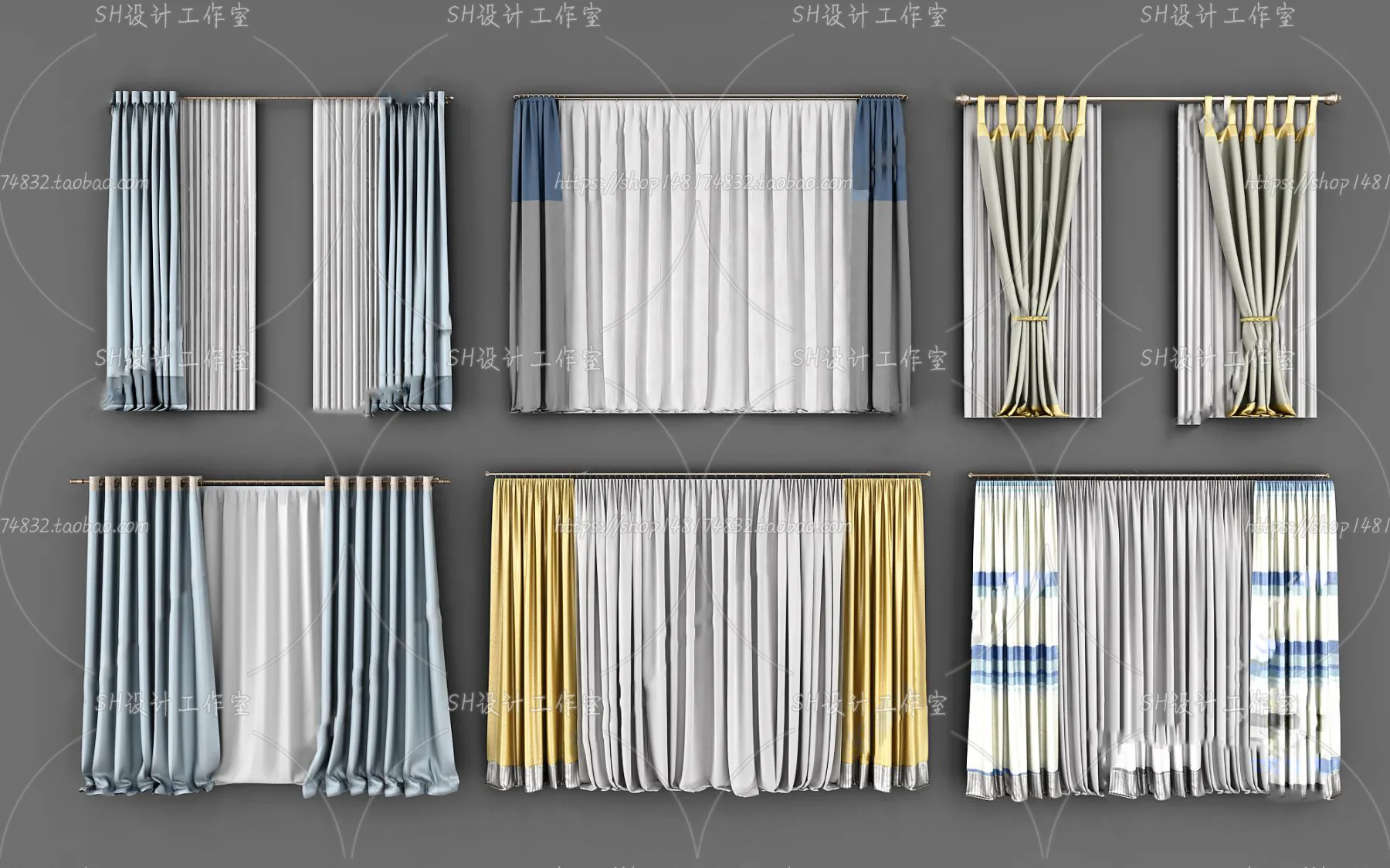 Curtains – 3Ds Models – 0025